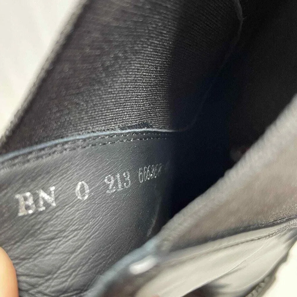 Alexander McQueen Wander Chelsea Boots Womens IT 40 US 10 Black Leather Platform - Picture 8 of 10